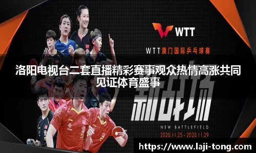洛阳电视台二套直播精彩赛事观众热情高涨共同见证体育盛事