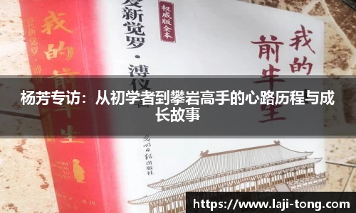 杨芳专访：从初学者到攀岩高手的心路历程与成长故事